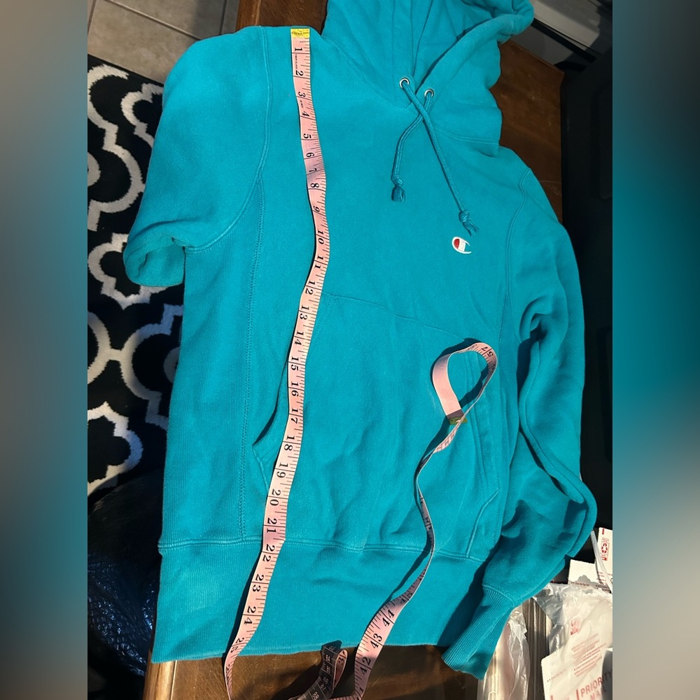 Aqua champion sweatshirt hoodie - Picture 4 of 6